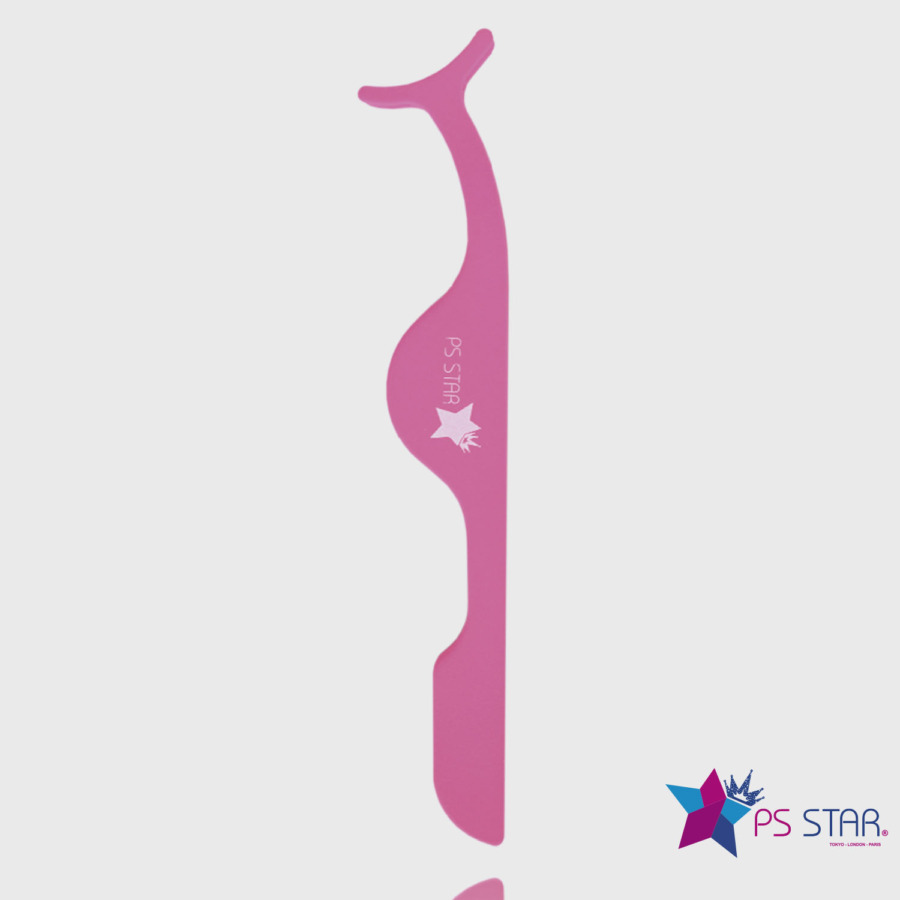 Professional Eyelash Tweezers Ps Star ET200 Pink Color - Image 2
