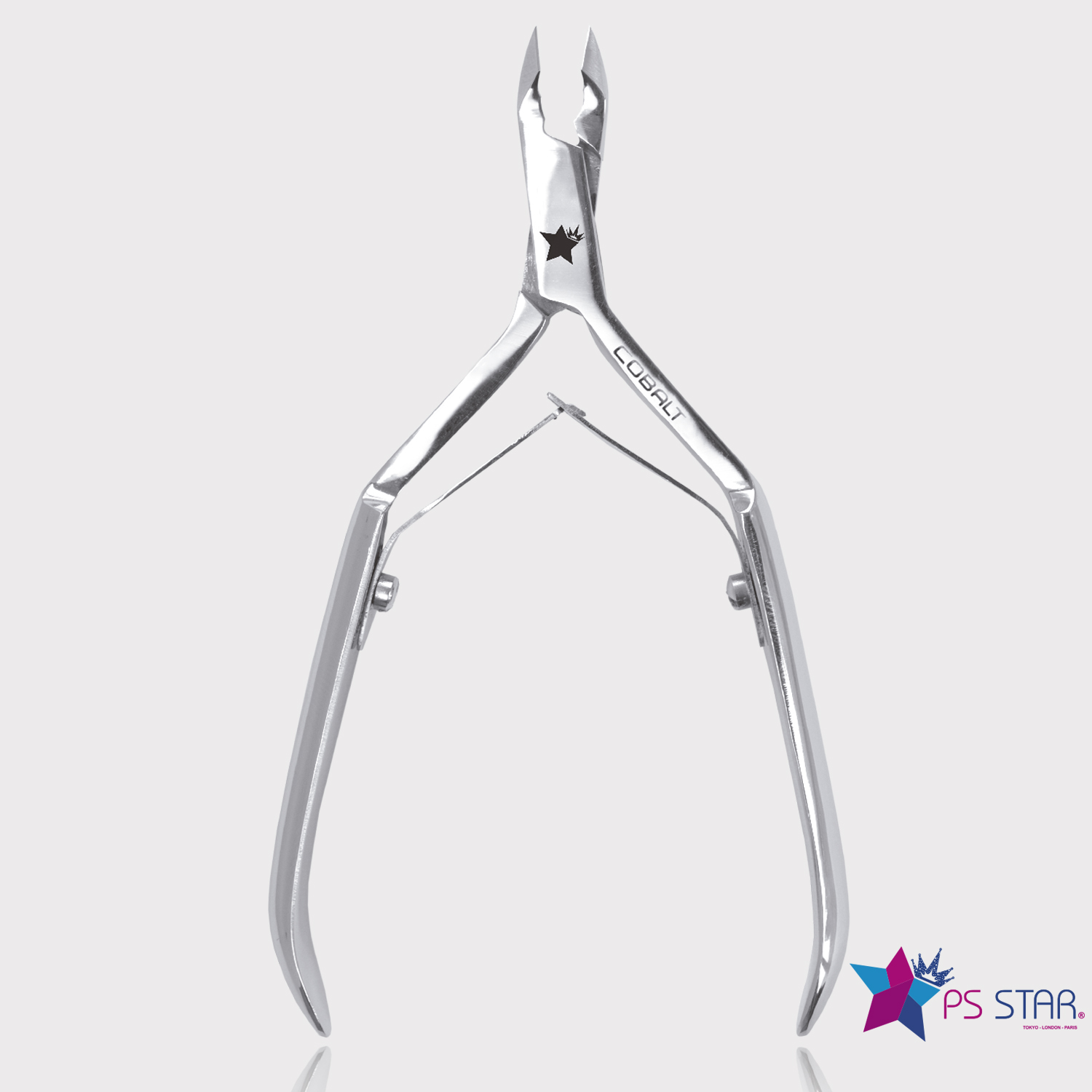 PS Star Cuticle Scissors 914p Pro 18mm Cobalt Ergonomic