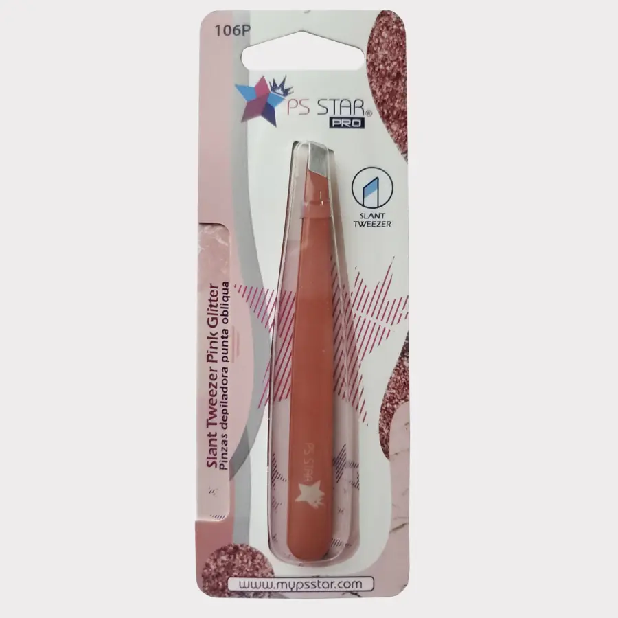 Pink Tweezer whith Glitter 106P PRO Ps Star - Image 5