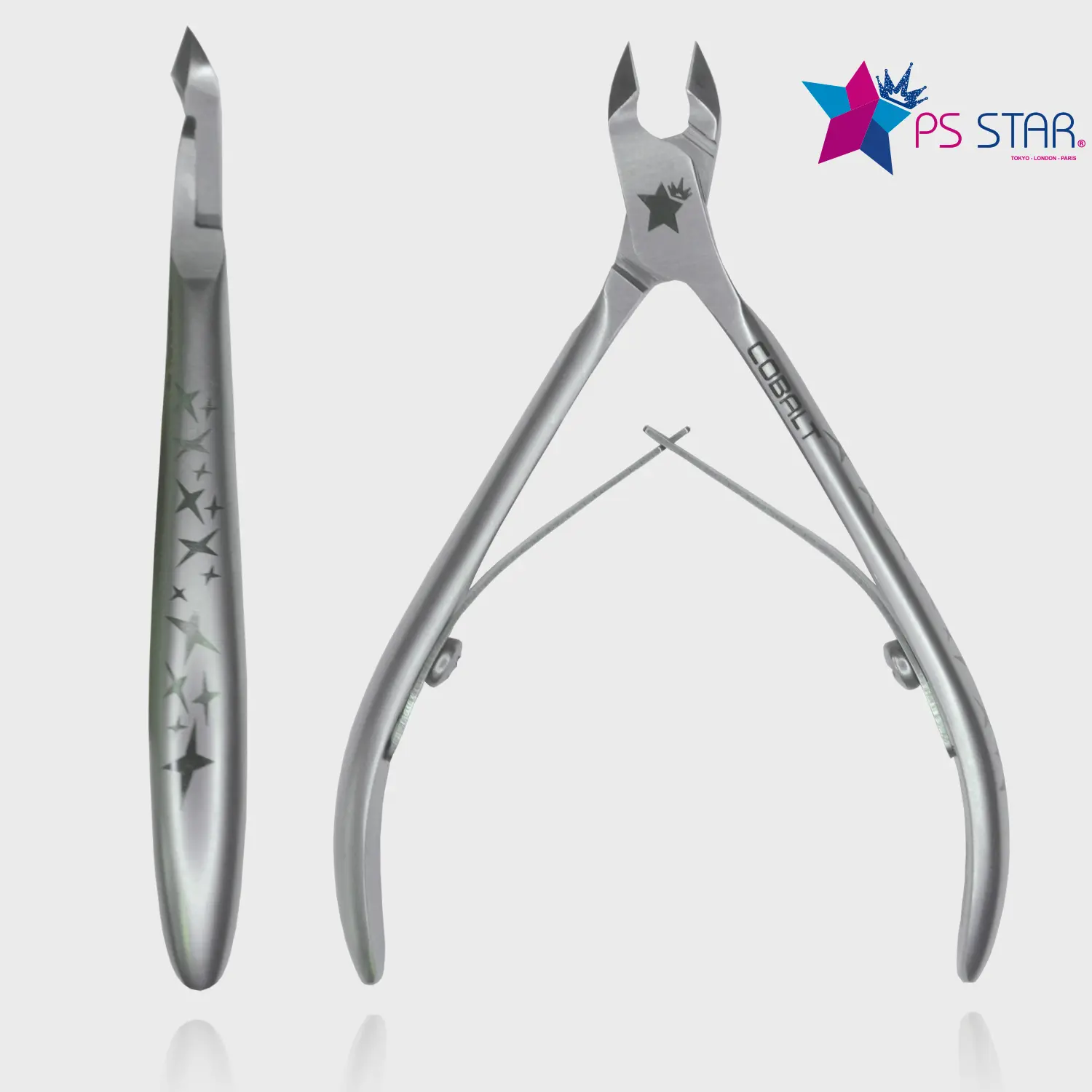 770P Cuticle Nippers PRO. Ps Star Cobalt PRO - Image 2