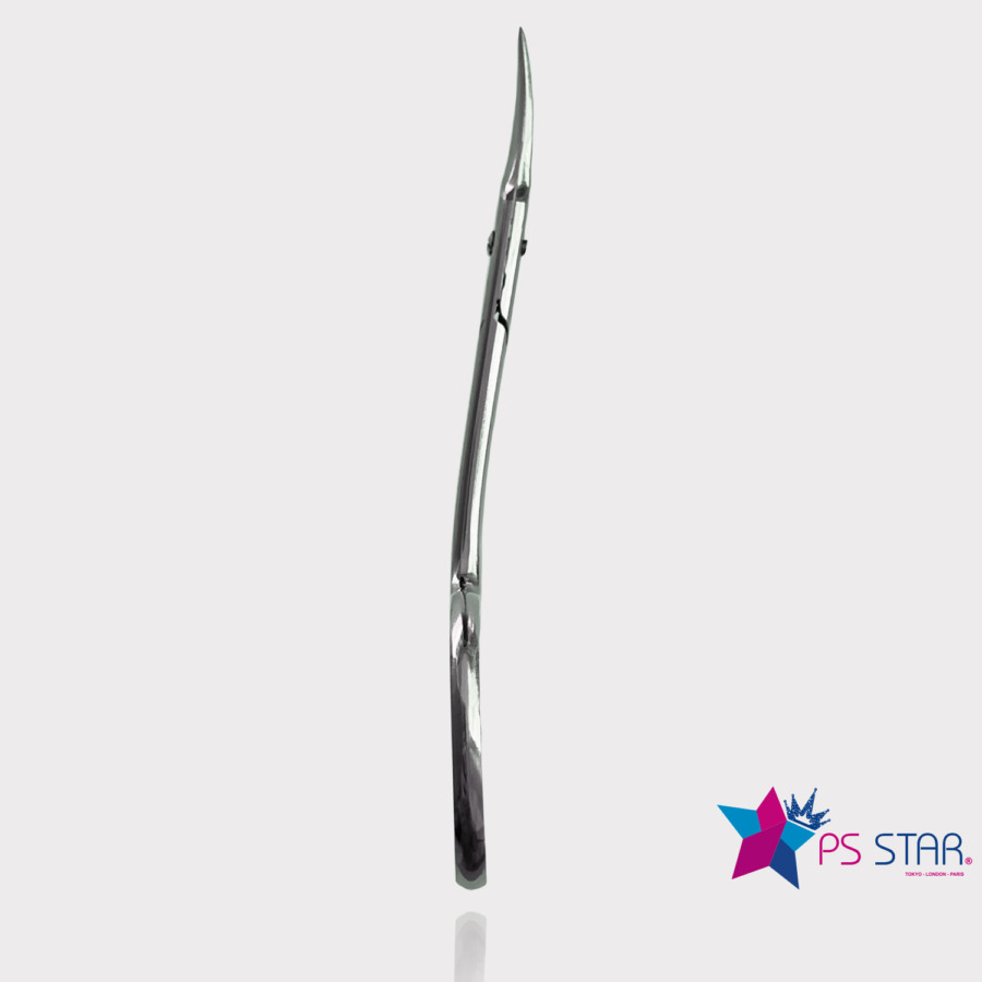 914P Cuticle Scissors PRO 18mm Cobalt Ergonomic Ps Star - Image 2