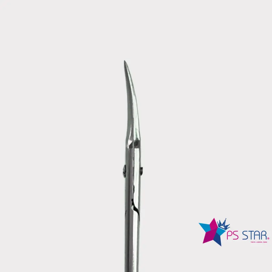 914P Cuticle Scissors PRO 18mm Cobalt Ergonomic Ps Star - Image 3