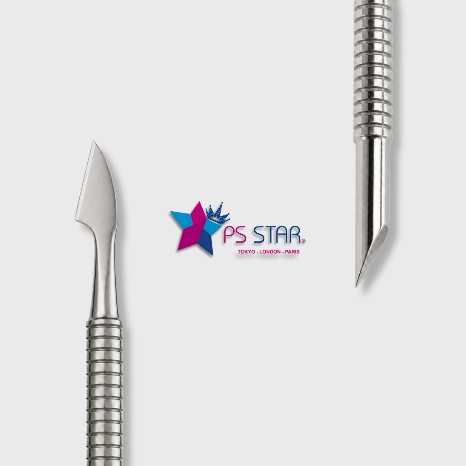 Cuticle Pusher Orange stick + knife 340P Ps Star PRO - Image 2